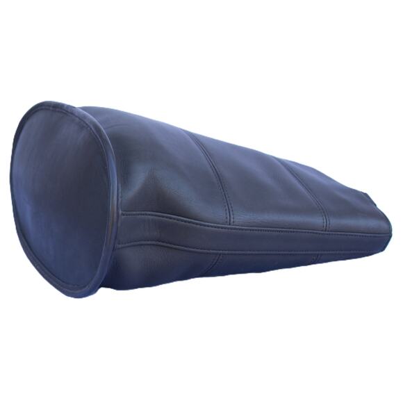 Vintage Handbag COACH Purse 9099 1998 Y2K Tribeca Gray Leather Bucket Bag - Picture 6 of 7